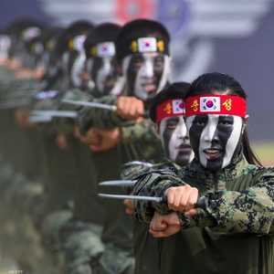 عناصر من جيش كوريا الجنوبية