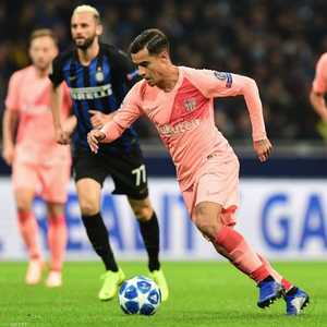 كوتينيو في آخر مواجهة لبرشلونة