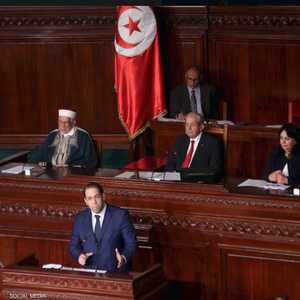 الشاهد متحدثا أمام البرلمان، السبت.