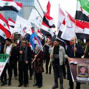 من تظاهرة مؤيدة لحقوق عرب الأهواز (أرشيف)