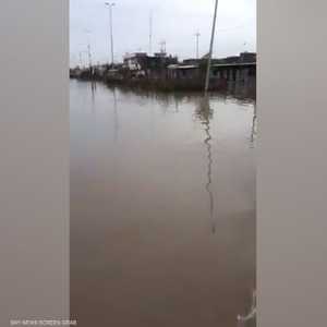 الفيضانات تغمر 70% من قضاء الفاو العراقي