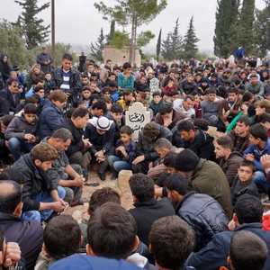 تشييع الناشطين رائد فارس وحمود الجنيد في إدلب