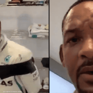 ويل سميث يحتجز هاميلتون في أبوظبي