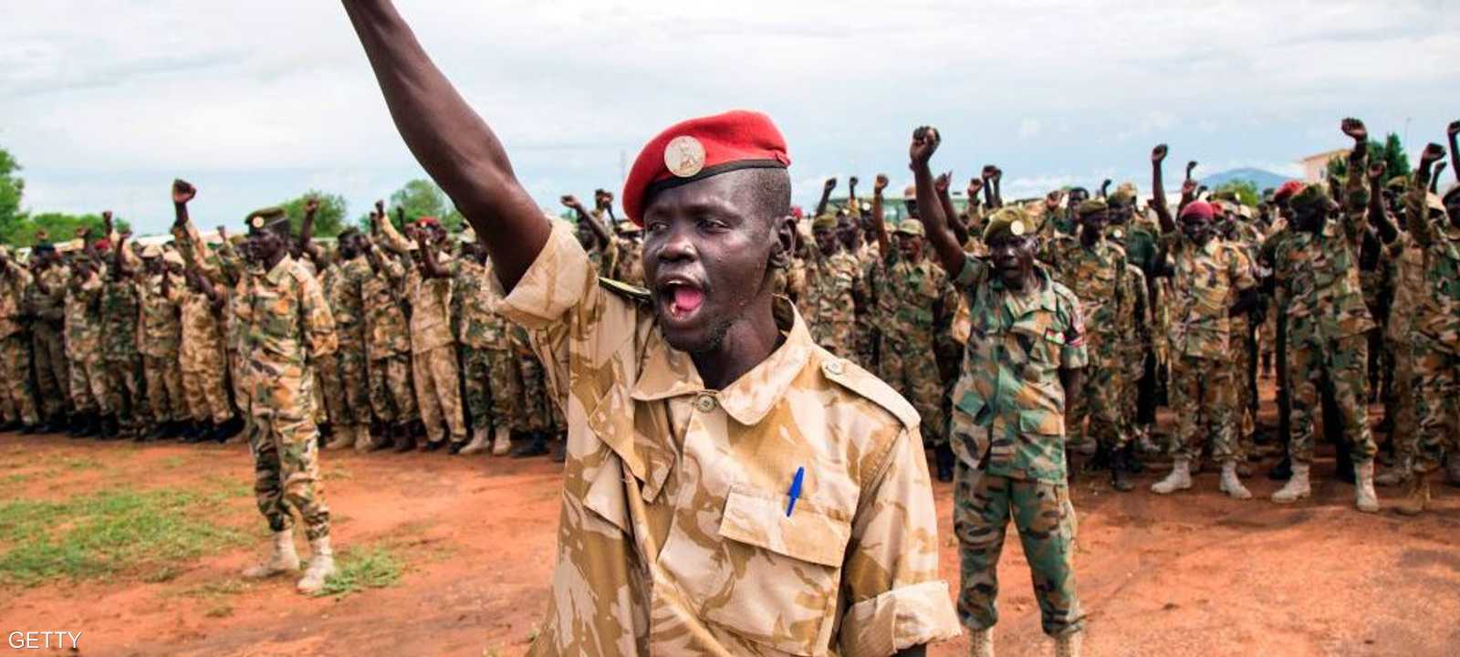 عناصر من جيش جنوب السودان - أرشيف