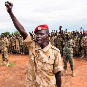 عناصر من جيش جنوب السودان - أرشيف