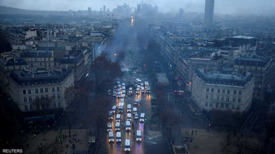 الاحتجاجات أربكت أهم موقع سياحي في العاصمة باريس