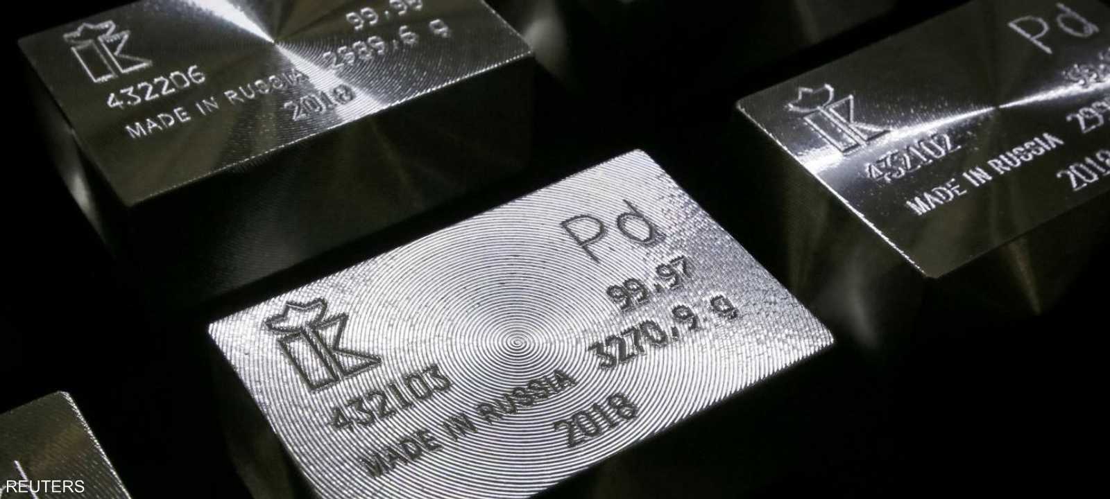 تعتبر روسيا المصدر الرئيسي لمعدن البلاديوم
