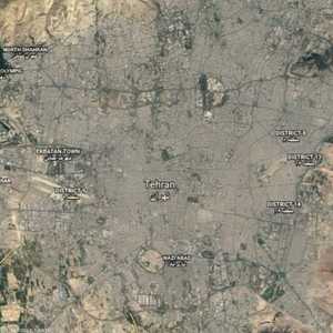 صورة الأقمار الصناعية تكشف الهبوط الأرضي في طهران