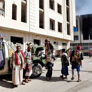 عناصر من ميليشيات الحوثي الإيرانية - أرشيفية