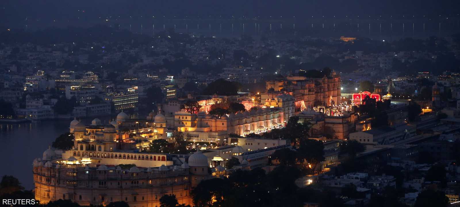 القصر التاريخي الذي شهد احتفالات ما قبل الزواج بأودايبور