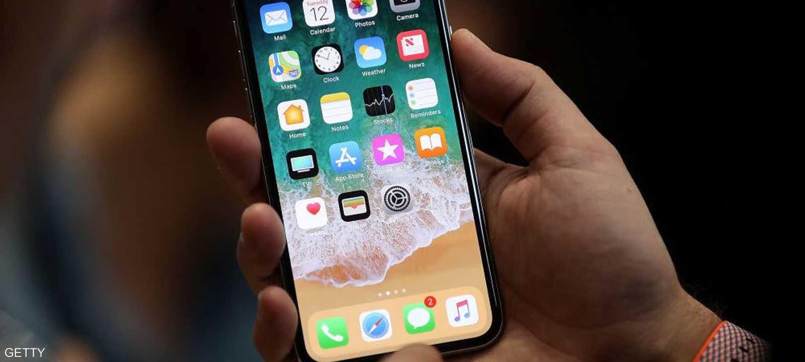 صورة لهاتف آيفون إكس