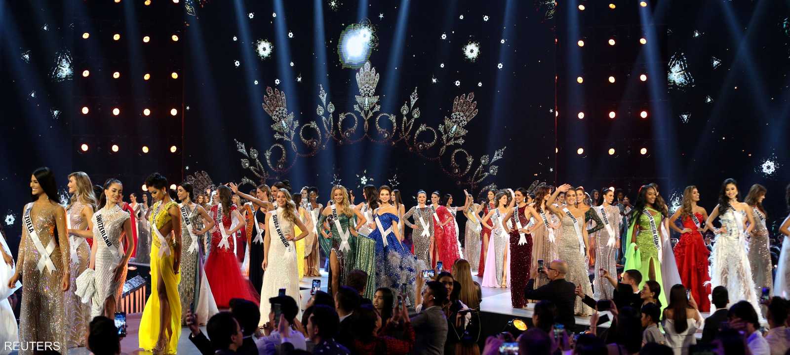 المتسابقات وصلن إلى بانكوك