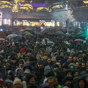 احتشد الآلاف في العاصمة الصربية بلغراد ضد الرئيس