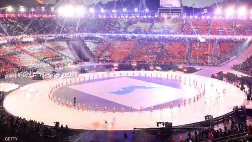 في فبراير، تم افتتاح الألعاب الأولمبية الشتوية في بيونغتشانغ