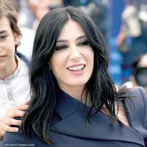 مخرجة الفيلم نادين لبكي مع بطل (كفر ناحوم)