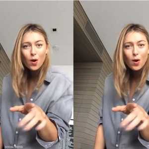 ماريا شارابوفا تغني بالإنجليزي