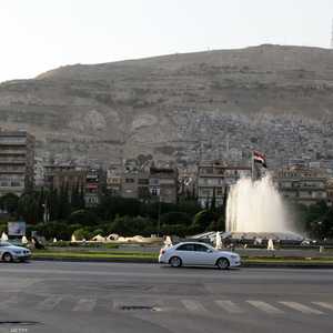 ساحة الأمويين في العاصمة السورية دمشق