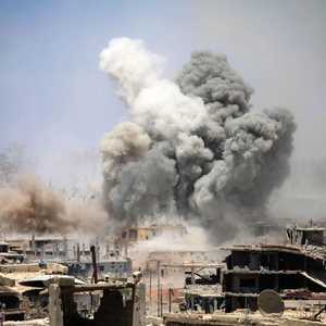 الغارة استهدفت دوار الباسل في مدينة حلب