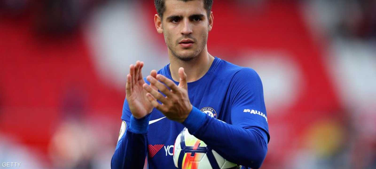 سجل موراتا 5 أهداف فقط مع تشيلسي