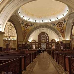 كنيسة العاصمة الإدارية قبل أيام من قداس عيد الميلاد