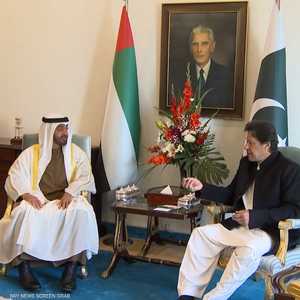 مباحثات بين ولي عهد أبوظبي ورئيس وزراء باكستان