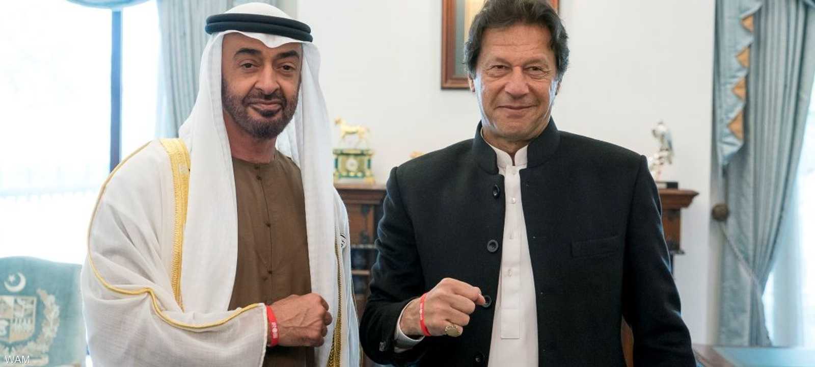 لقاء ولي عهد أبوظبي و رئيس وزراء باكستان يعزز علاقات راسخة