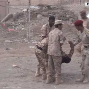 الصور الأولى لاستهداف الحوثيين عرضا عسكريا في لحج