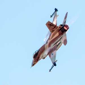 مقاتلة إسرائيلية من طراز إف 16. (أرشيفية)