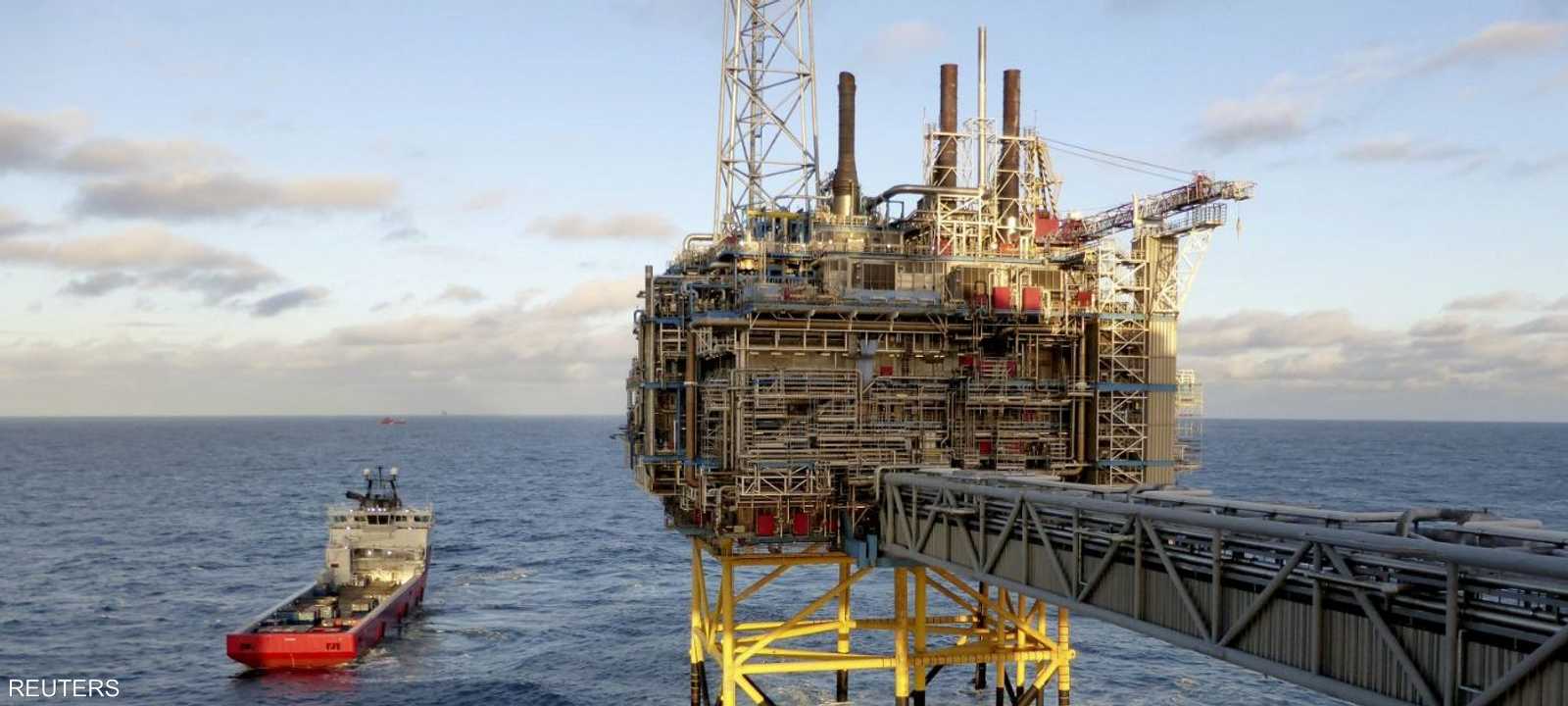 منصة للنفط والغاز قبالة السواحل النرويجية