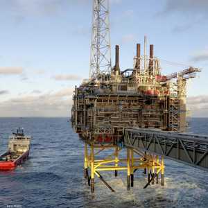 منصة للنفط والغاز قبالة السواحل النرويجية