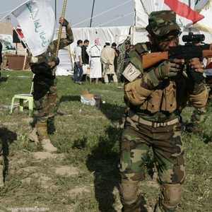 صورة أرشيفية لمسلحين من "عصائب أهل الحق"