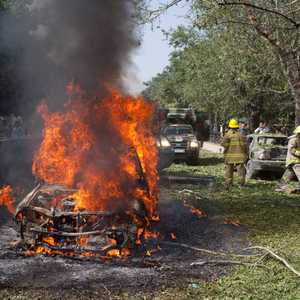 سرعان ما دوت صفارات الإنذار بعد الانفجار