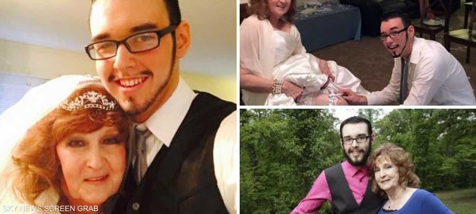 الزوجان السعيدان ألميدا وغاري (فيسبوك)