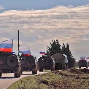 عربات تابعة للجيش الروسي في سوريا