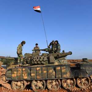 صورة أرشيفية لجنود في الجيش السوري