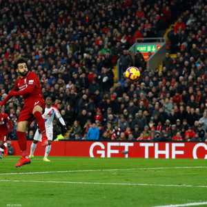 سجل صلاح هدفين في مرمى كريستال بالاس