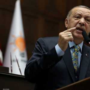 أردوغان ومرشحو حزب العدالة والتنمية للانتخابات المحلية.أرشيف