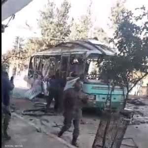 التفجير استهدف حافلة ركاب