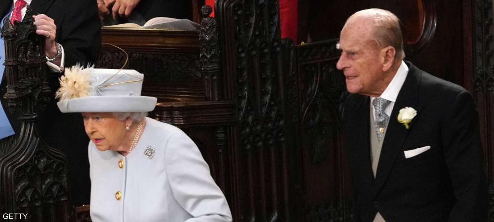 الملكة إليزابيث والأمير فيليب