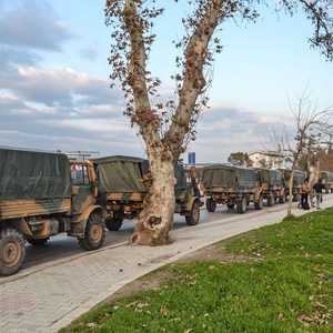 قوات تركية تحتشد في هاتاي على الحدود السورية التركية