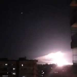 صور للقصف على دمشق