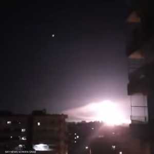 أرشيفية لغارات إسرائيلية سابقة على دمشق