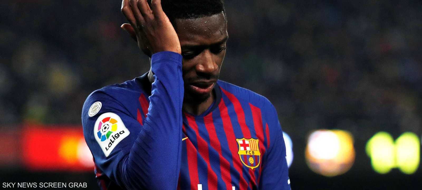 لاعب نادي برشلونة عثمان ديمبلي