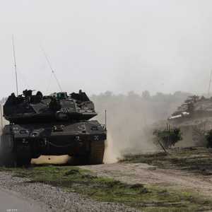 دبابات إسرائيلية من طراز ميركافا على حدود قطاع غزة- أرشيف