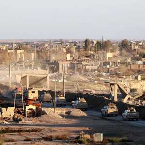 مركبات لقوات سوريا الديمقراطية والتحالف