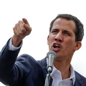 زعيم المعارضة الفنزويلية خوان غوايدو الذي أعلن نفسه رئيسا