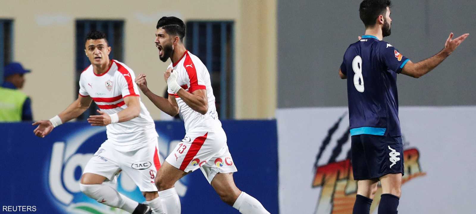 فرجاني ساسي أحرز الهدف الأول للزمالك