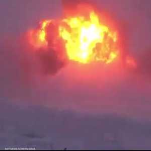 انفجار "مذهل ومرعب" لقاذفة نووية روسية