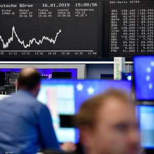 منحنى مؤشر داكس في بورصة فرانكفورت للأوراق المالية