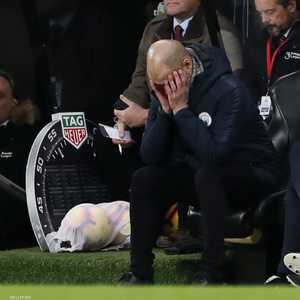 غوارديولا يندب حظ مان سيتي العاثر في المباراة